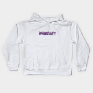 Lavender Haze Midnights Lyrics Kids Hoodie